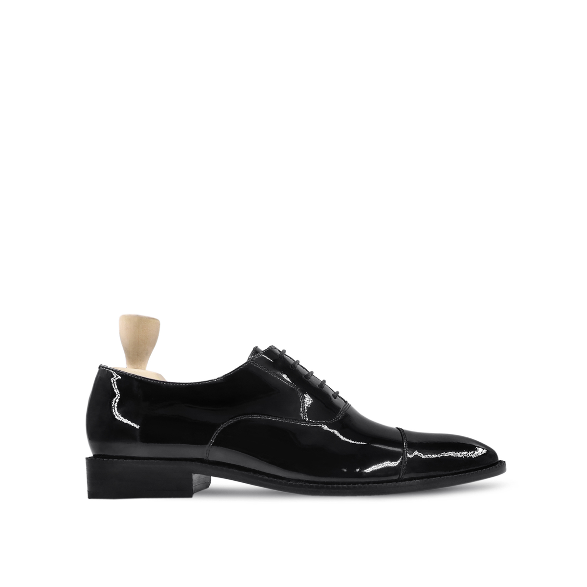 Horace - Men's Black Patent Leather Oxford Shoe