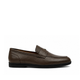 Virello - Men's Brown Pebble Grain  Leather Loafer