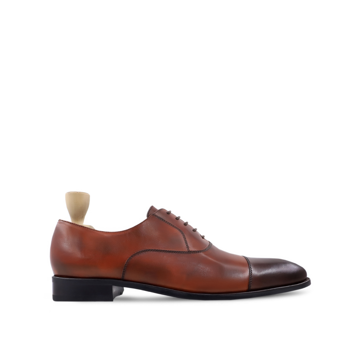 Taiki - Men's Brown Calf Leather Oxford Shoe