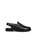 Kyou - Men's Black Calf Leather Sandal