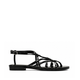 Nyla - Women's Black Strapped Sandal