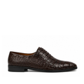 Elvano - Men's Dark Brown Calf Leather Wholecut Shoe
