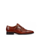 Alingsas - Men's Reddish Brown Hand Woven Calf Leather Double Monkstrap