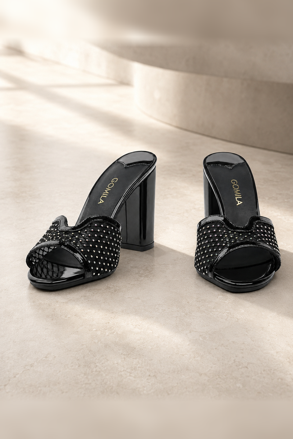 Celvia - Women's Black Heels