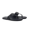 Ledger - Men's Black Calf Leather Slipper