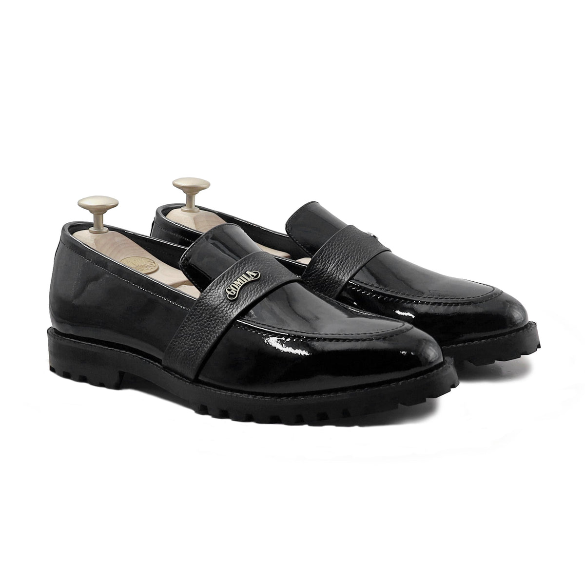 Kirex - Men's Black Patent leather Loafer