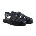 Balmo - Men's Black Calf Leather Sandal