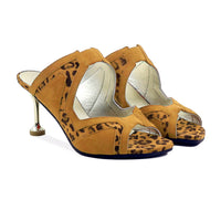 Isabella - Women's Orange 70mm Heels