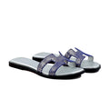 Stephanie - Women's Blue and Golden Slipper