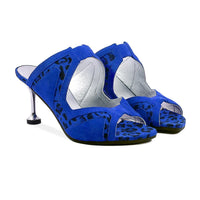 Isabella - Women's Blue 70mm Heels