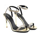 Emilia - Women's Golden Strapped 90mm Heels
