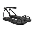 Aloura - Women's Black Strapped Sandal