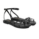 Aloura - Women's Black Strapped Sandal