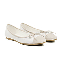 Serelina - Ladies White And Light Beige Loafer