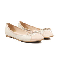 Serelina - Ladies White And Beige Loafer