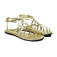 Nyla - Women's Golden Strapped Sandal