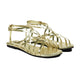 Nyla - Women's Golden Strapped Sandal