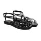 Nyla - Women's Black Strapped Sandal