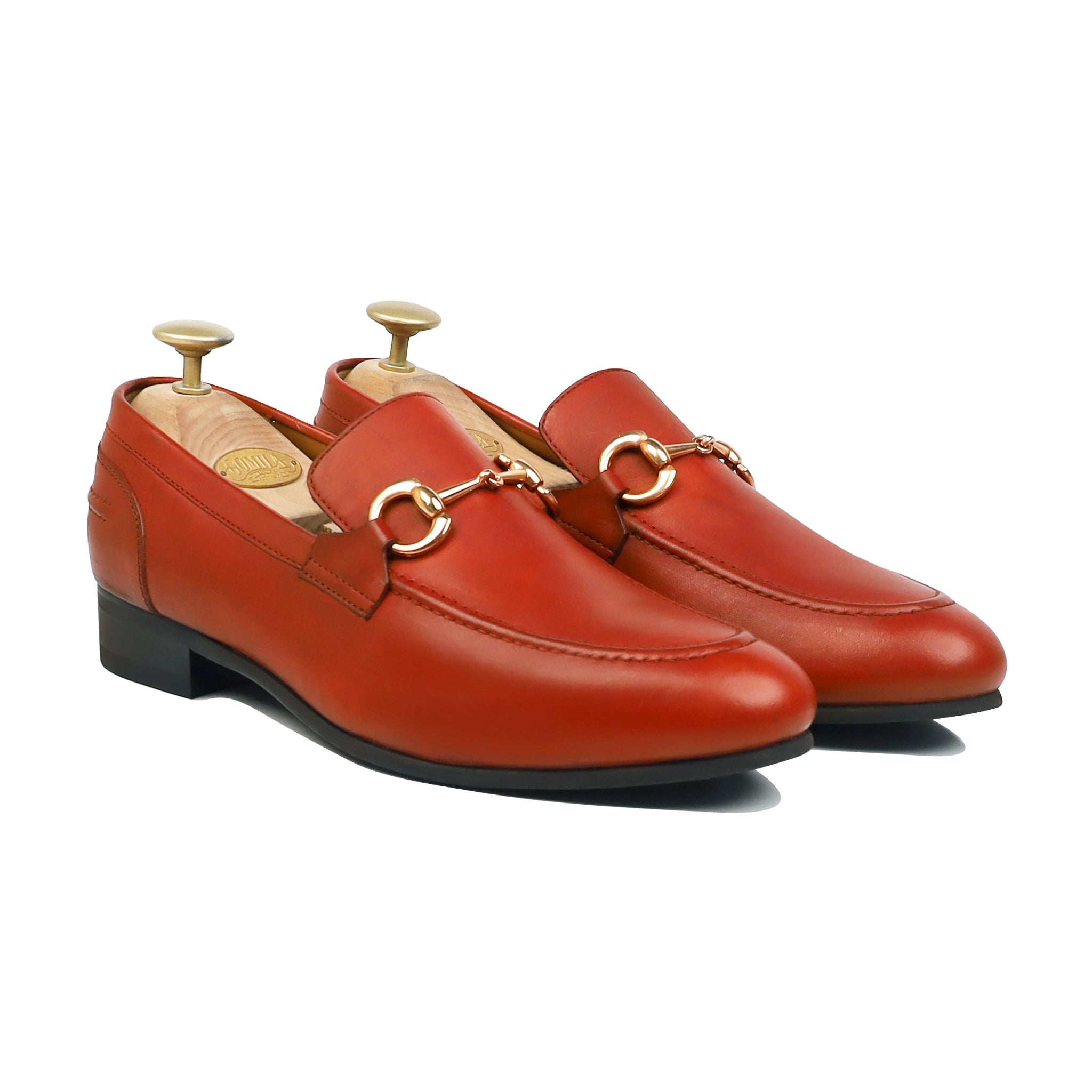 Granby - Men's Reddish Brown Calf Leather Loafer
