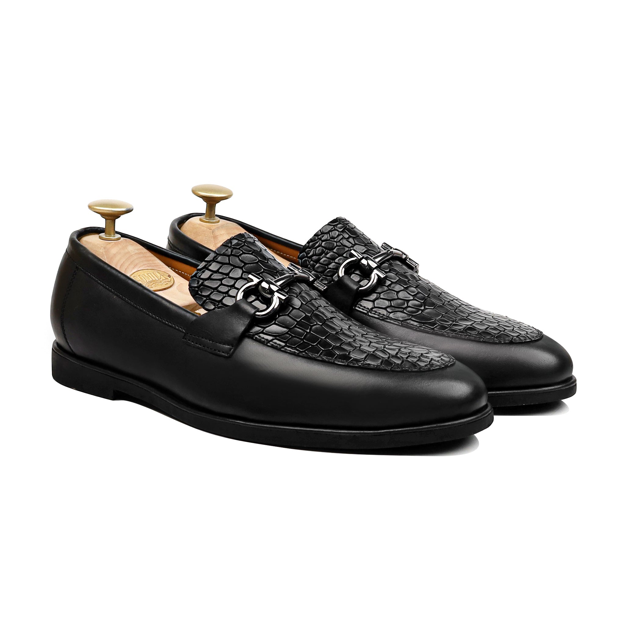 Arco - Men's Black Calf Leather Loafer