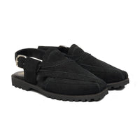 Nao - Men's Black Suede Leather Sandal