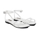 Aloura - Women's White Strapped Sandal