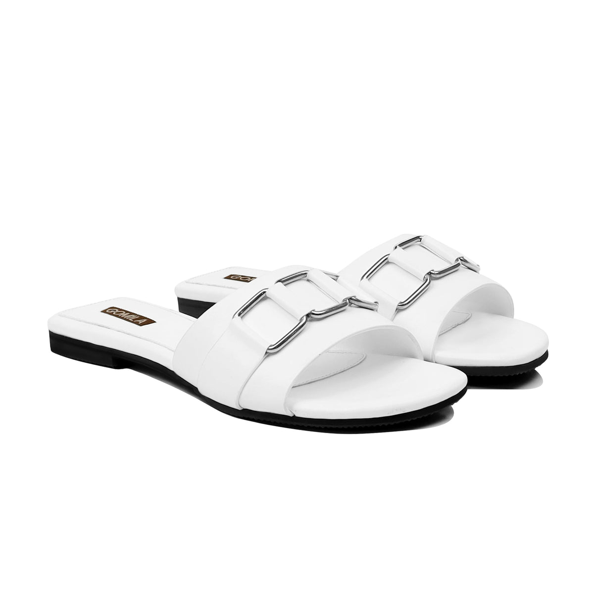 Vionna - Women's White Slipper