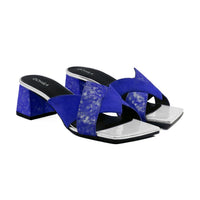 Belle - Women's Blue 50mm Heel