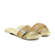 Gabriella - Women's Orange and Golden Slipper