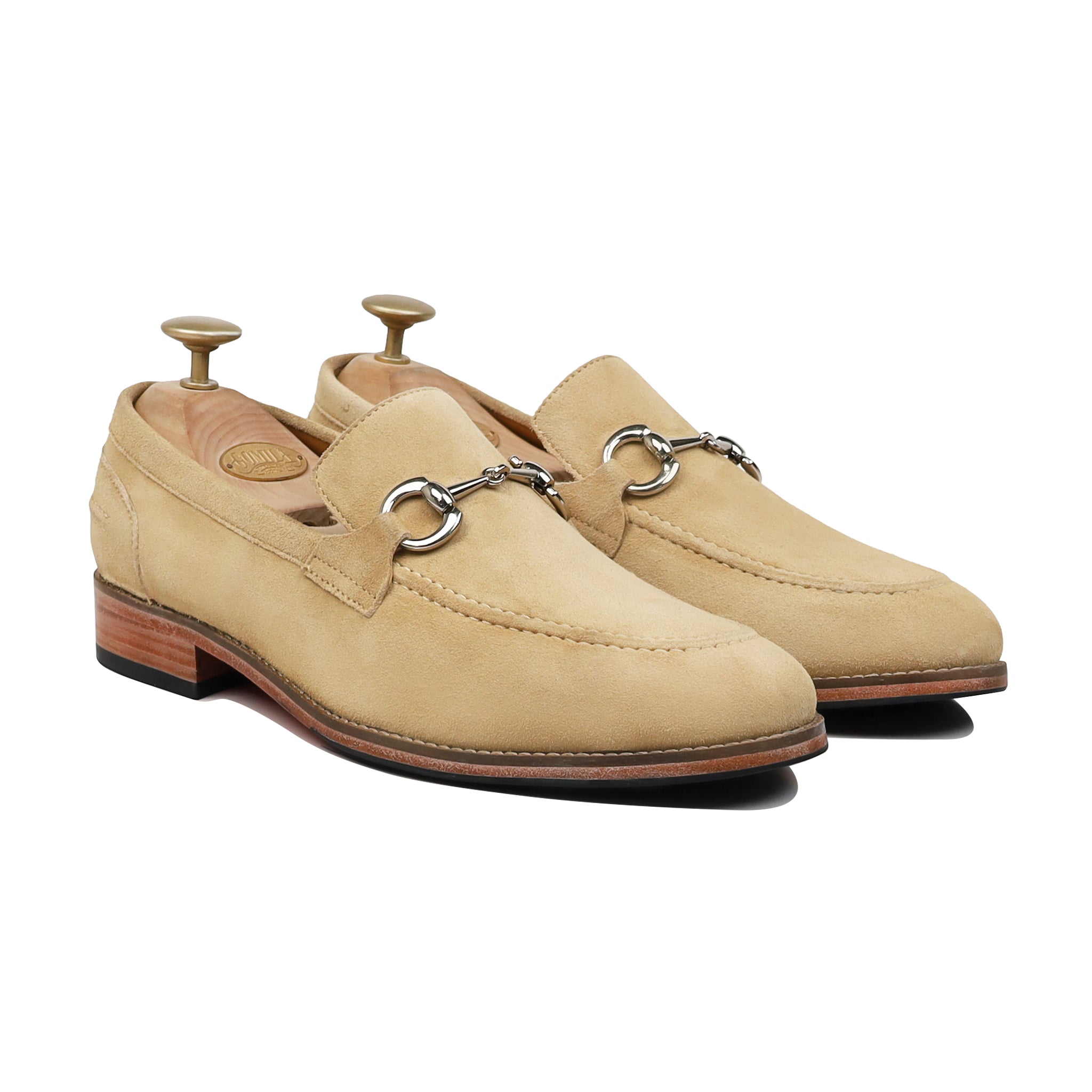 Freeza - Men's Camel Kid Suede Loafer