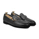 Belmont - Men's Black Pebble Grain  Leather Loafer