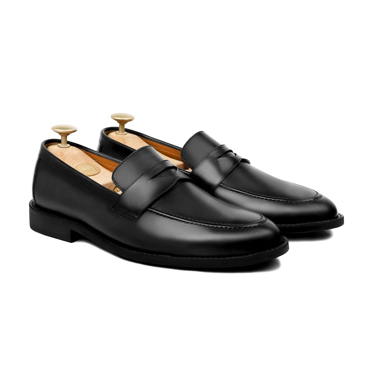 Bolt - Men's Black Calf Leather Loafer - Goodyear Welted