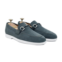 Vesco - Men's Charcoal Grey Suede Loafer