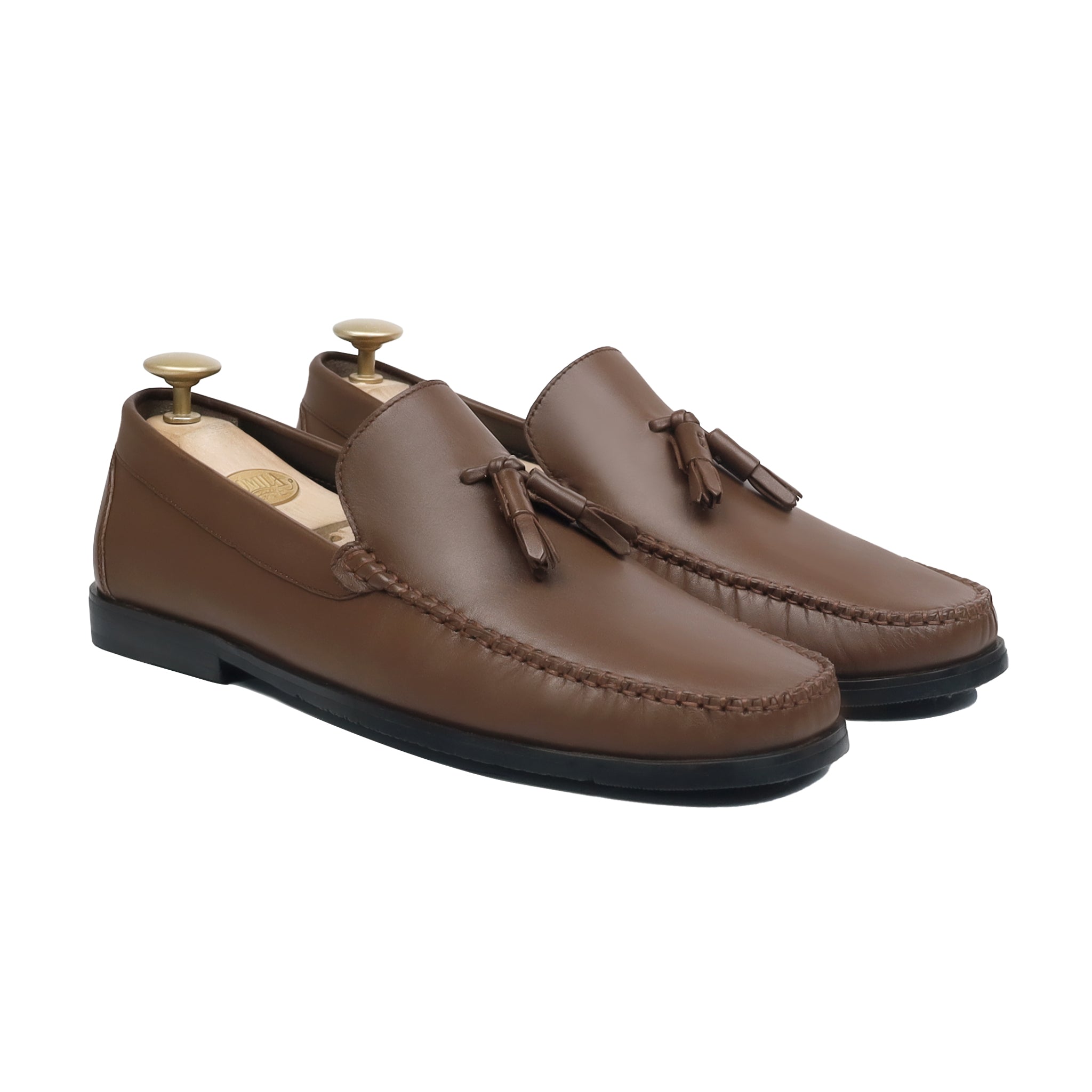 Grace - Men's Brown Calf Leather Loafer