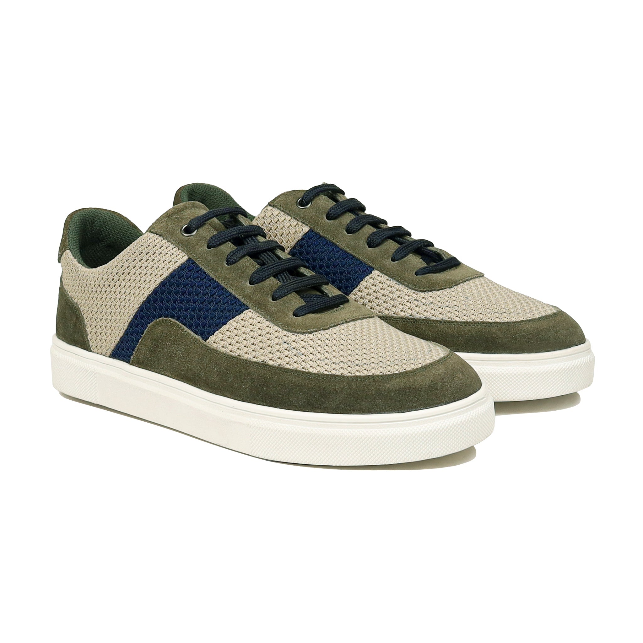 Kinetix - Men's Beige and Olive Green Sneaker