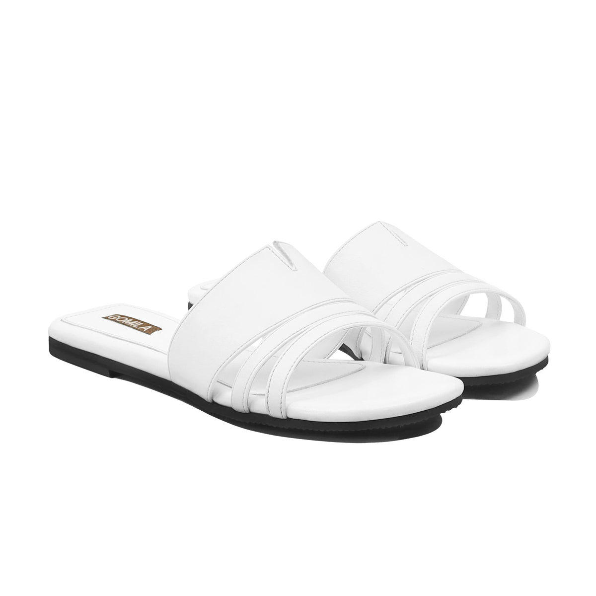 Zeni - Women's White Slipper