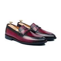 Bolt - Men's Burnished Purple Calf Leather Loafer - Goodyear Welted