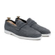Harlow - Men's Charcoal Grey Suede Loafer