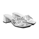 Elle - Women's Silver Heels