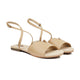 Cozy - Women's Light Beige Strapped Sandal