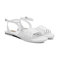Bella - Women's White Strapped Sandal
