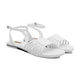 Bella - Women's White Strapped Sandal