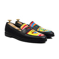 Zivah - Men's Black Hand Painted Loafer