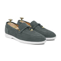 Aura - Men's Charcoal Grey Suede Loafer