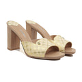 Novella - Women's Argyle Beige Heel