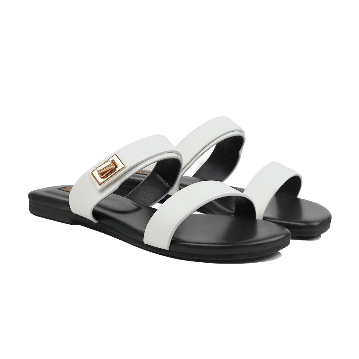 Luxe - Women's White Slipper