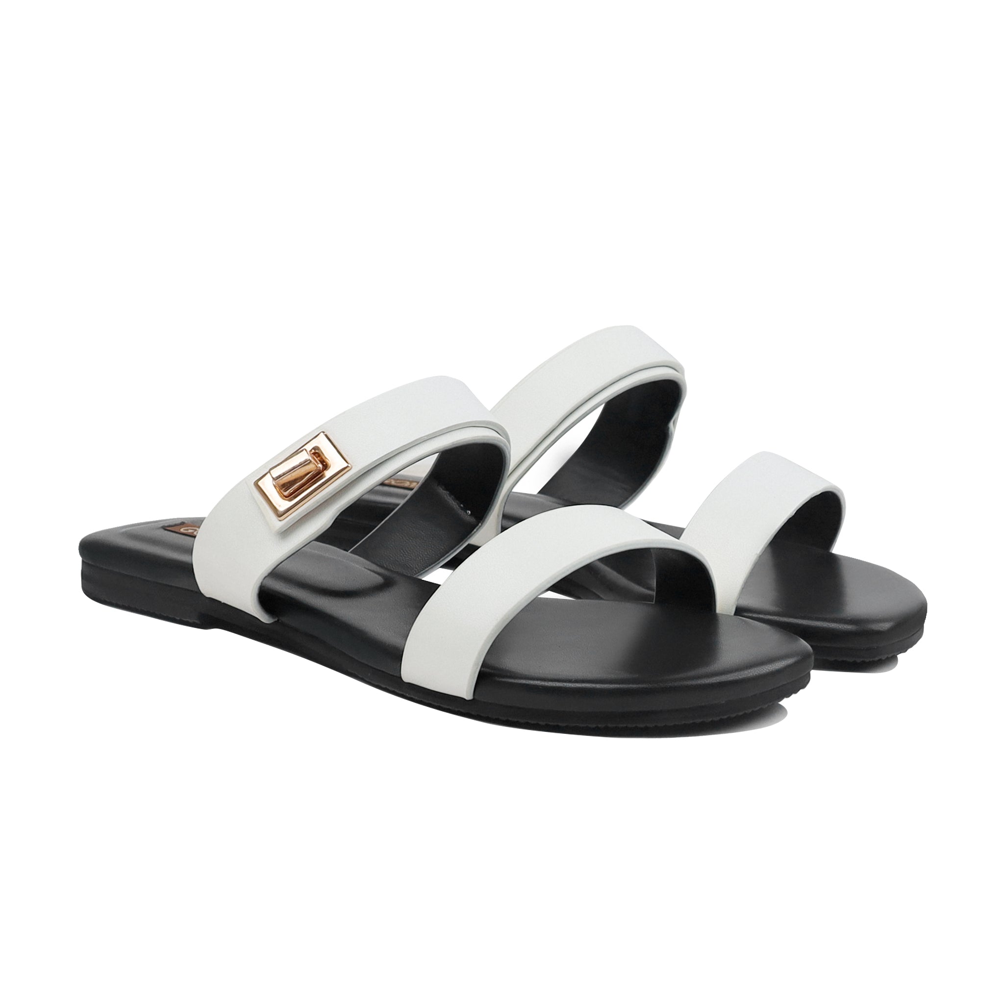 Luxe - Women's White Slipper