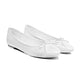 Elina - Ladies White Loafer