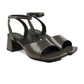Glamstep - Women's Dark Grey Strapped Heel