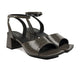 Glamstep - Women's Dark Grey Strapped Heel